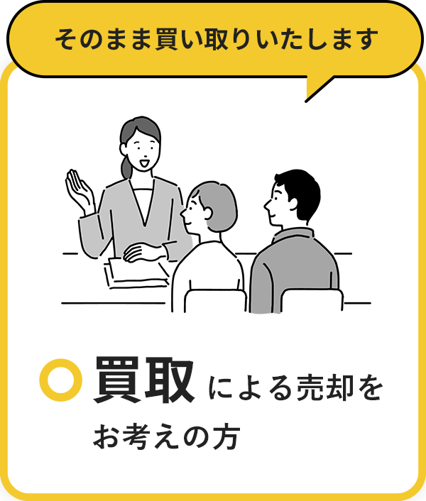 買取による売却をお考えの方